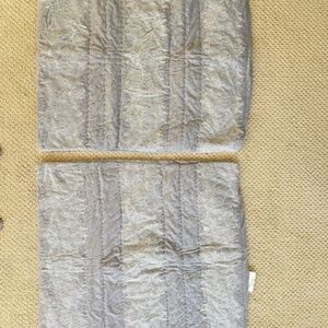 Anthropologie Laced Jersey Set Of 2 Euro Sham NWOT